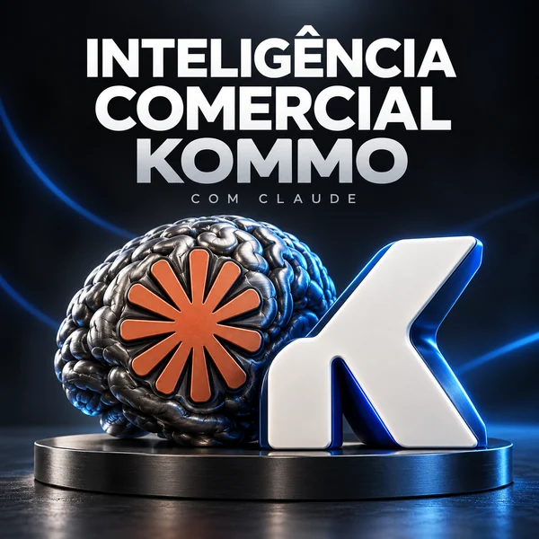 Capa do curso Inteligência comercial Kommo com Claude