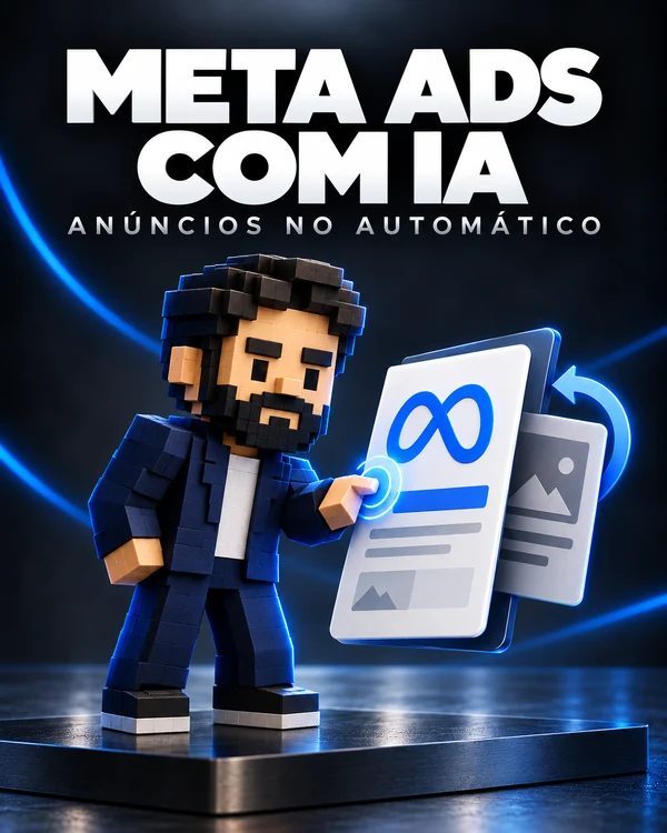 Capa da skill Meta Ads com IA